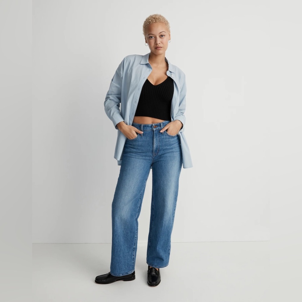 Madewell Curvy Perfect Vintage Wide-Leg Crop Jean